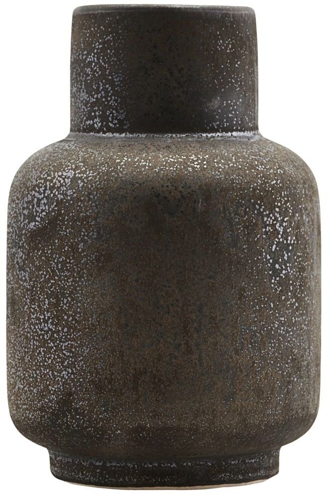 Køb Ruka, Vase by House Doctor (D: 11 cm. x H: 17 cm, Mørkebrun)