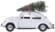 På billedet ser du variationen Dekoration, Xmas car fra brandet House Doctor i en størrelse L: 12,5 cm. i farven Hvid