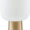 På billedet ser du variationen Bordlampe, Note fra brandet House Doctor i en størrelse D: 28 cm. H: 52 cm. i farven Hvid/Messing