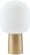 På billedet ser du variationen Bordlampe, Note fra brandet House Doctor i en størrelse D: 28 cm. H: 52 cm. i farven Hvid/Messing