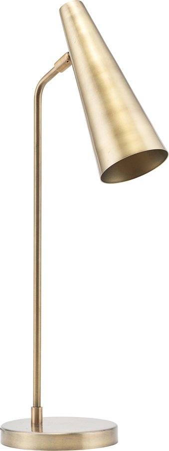 På billedet ser du variationen Bordlampe, Precise, Messing finish fra brandet House Doctor i en størrelse D: 14 cm. L: 21 cm. i farven Messing