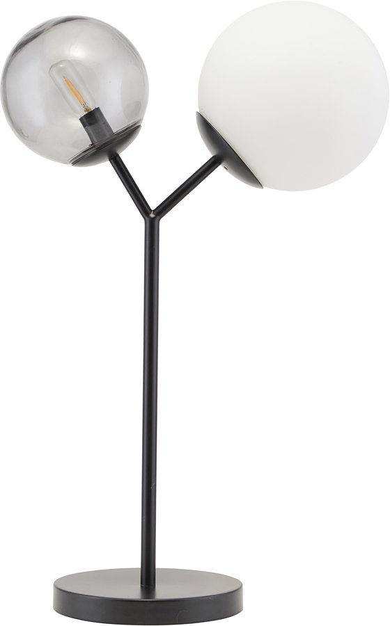 Bordlampe, Twice by House Doctor (H: 42 cm., Sort)