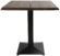 På billedet ser du variationen Cafebord, Curve plade, Austin Cafe base fra brandet Preform i en størrelse H: 75 cm. B: 80 cm. L: 80 cm. i farven Mørk Natur/Sort