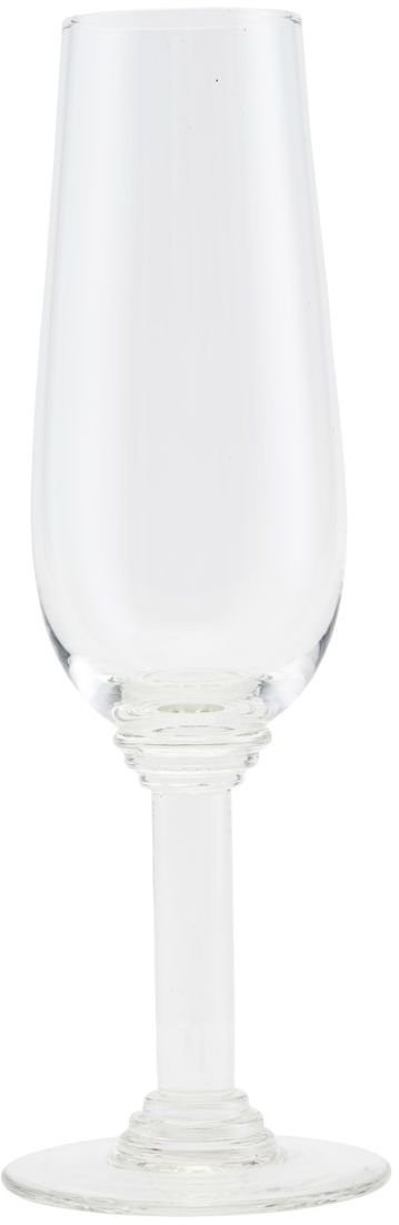 På billedet ser du variationen Nouveau, Champagne glas fra brandet House Doctor i en størrelse D: 7.3 cm. x H: 22 cm. i farven Klar