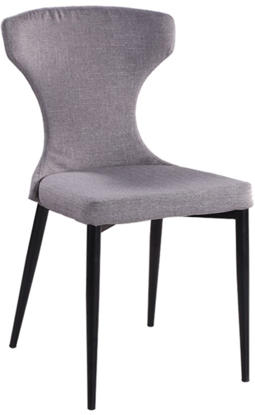 På billedet ser du Spisebordsstol, Freja fra brandet Preform i en størrelse H: 88 cm. B: 45 cm. L: 53,5 cm. i farven Grå/Sort