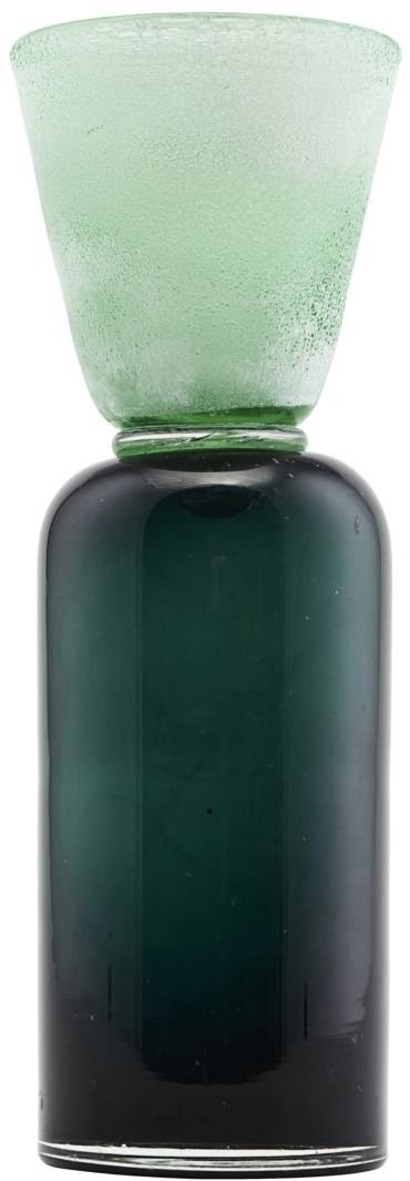 På billedet ser du variationen Fyrfadsstage, Funnel fra brandet House Doctor i en størrelse D: 9 cm. x H: 28 cm. i farven Grøn/Blå