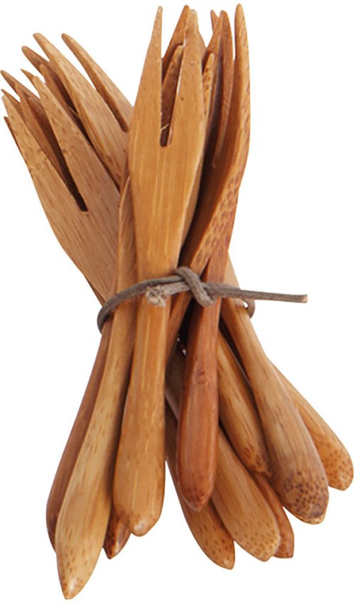 På billedet ser du variationen Bamboo, Gaffel fra brandet House Doctor i en størrelse L: 9 cm. i farven Natur