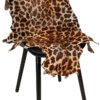 På billedet ser du Gedeskind, Leopard print fra brandet Preform i en størrelse B: 60 cm. L: 100 cm. i farven Sort/Orange