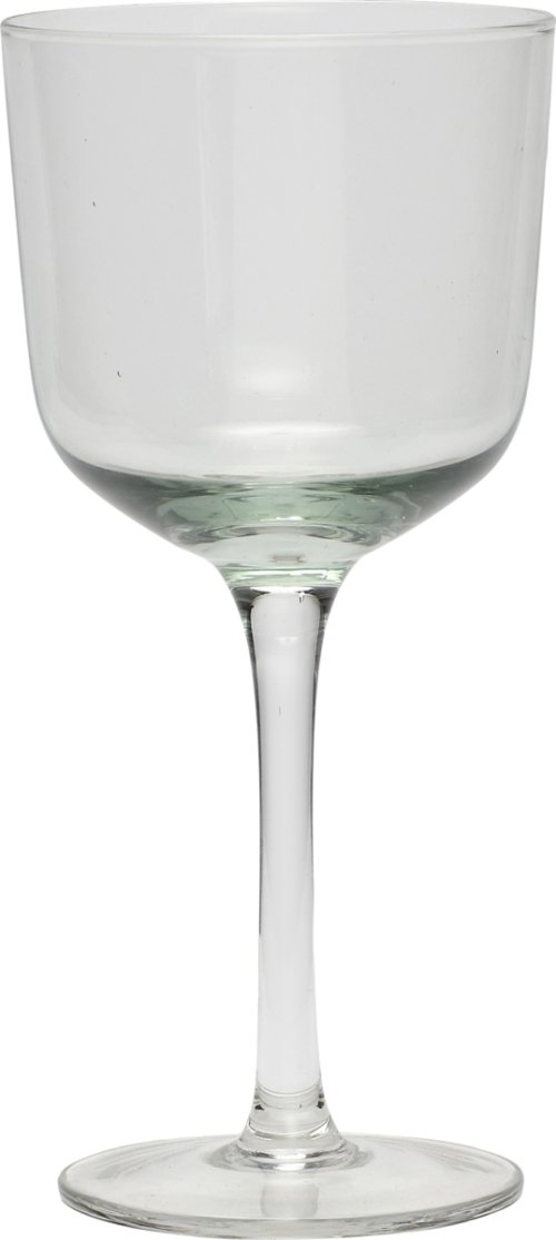 På billedet ser du variationen Hvidvinsglas, Caalistus fra brandet Hübsch i en størrelse Ø: 8 cm. H: 18 cm. i farven Klar