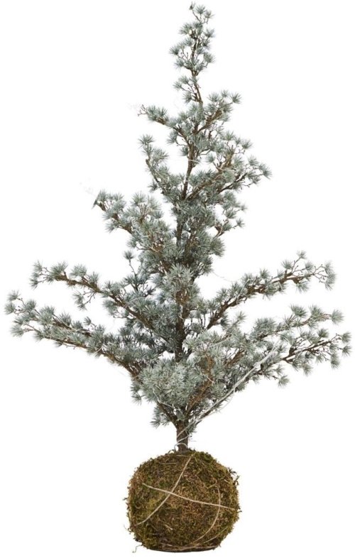 På billedet ser du variationen Juletræ, Stort træ med lyskæde fra brandet House Doctor i en størrelse 60 x 60 cm. x H: 125 cm. i farven Sølv