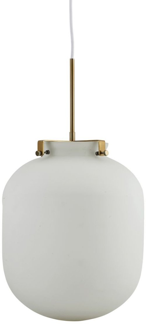 På billedet ser du variationen Ball, Lampe fra brandet House Doctor i en størrelse D: 30 cm. x H: 35 cm. i farven Hvid
