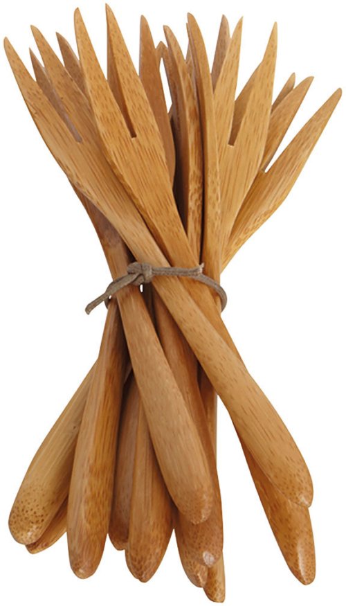 På billedet ser du variationen Bamboo, Lang gaffel fra brandet House Doctor i en størrelse L: 14 cm. i farven Natur