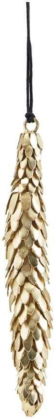 På billedet ser du variationen Ornament, Corne fra brandet House Doctor i en størrelse L: 14 cm. i farven Messing