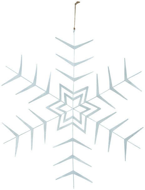 På billedet ser du variationen Ornament, Crystal fra brandet House Doctor i en størrelse D: 10 cm. i farven Sølv