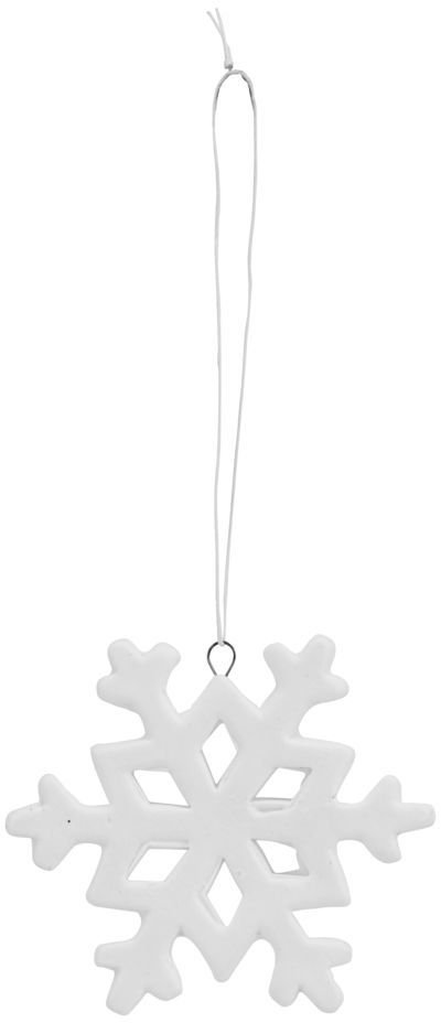 På billedet ser du variationen Ornament, Snowflake fra brandet House Doctor i en størrelse H: 5.9 cm. i farven Hvid