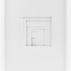 På billedet ser du variationen Shapes, Relief, Square fra brandet House Doctor i en størrelse 29.7 x 42 cm. i farven Hvid