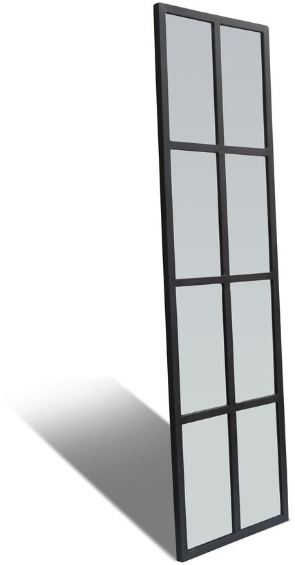 På billedet ser du variationen Spejl, Factoria fra brandet OBUZI i en størrelse H: 160 cm. B: 45 cm. L: 2,5 cm. i farven Sort