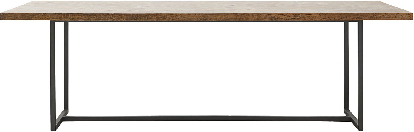 11: Spisebord, Kant by House Doctor (H: 74 cm. B: 90 cm. L: 240 cm., Mørkebrun/Sort)