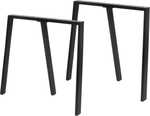 På billedet ser du variationen Stel til plankeborde, 3 feet base fra brandet Preform i en størrelse H: 71 cm. B: 70 cm. L: 25 cm. i farven Sort