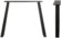 På billedet ser du variationen Stel til plankeborde, Slanting base fra brandet Preform i en størrelse H: 71 cm. B: 80 cm. L: 15 cm. i farven Sort