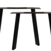 På billedet ser du variationen Stel til plankeborde, Trend base oblique fra brandet Preform i en størrelse H: 71 cm. B: 88 cm. L: 8 cm. i farven Sort
