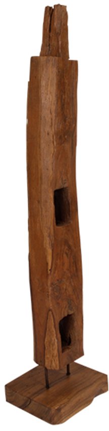 På billedet ser du Træpæl, Unika fra brandet Preform i en størrelse H: 145 cm. i farven Mørk Natur