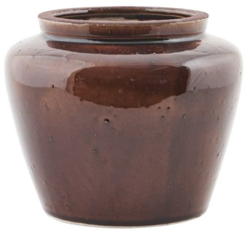 På billedet ser du variationen Cone, Vase fra brandet House Doctor i en størrelse D: 18,5 cm. x H: 15,5 cm. i farven Brun