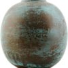 På billedet ser du variationen Effect, Vase, Rundt fra brandet House Doctor i en størrelse D: 13 cm. x H: 14 cm. i farven Grøn