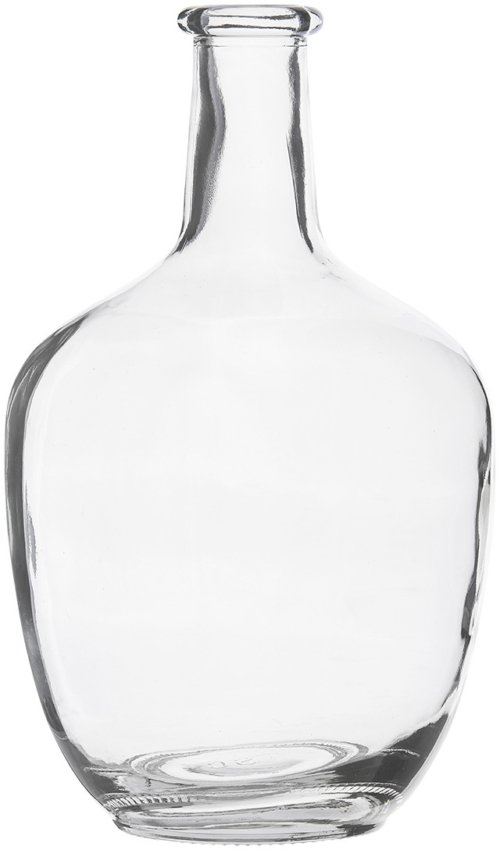 På billedet ser du variationen Glass, Vase, Slank hals fra brandet House Doctor i en størrelse D: 16,5 cm. x H: 30,5 cm. i farven Klar