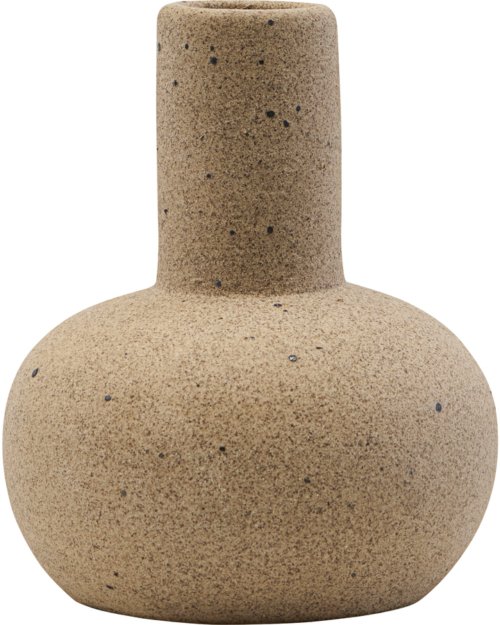 På billedet ser du variationen Vase, Mini Bobbles fra brandet House Doctor i en størrelse D: 7 cm. H: 9 cm. i farven Lysegrå/Sand