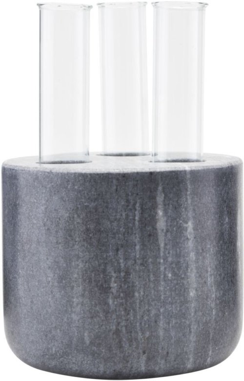 På billedet ser du variationen Vase, The Tube fra brandet House Doctor i en størrelse D: 12 cm. i farven Sort