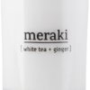 På billedet ser du Duftlys, White tea & Ginger fra brandet Meraki i en størrelse Ø: 8 cm. H: 10,5 cm. i farven Hvid