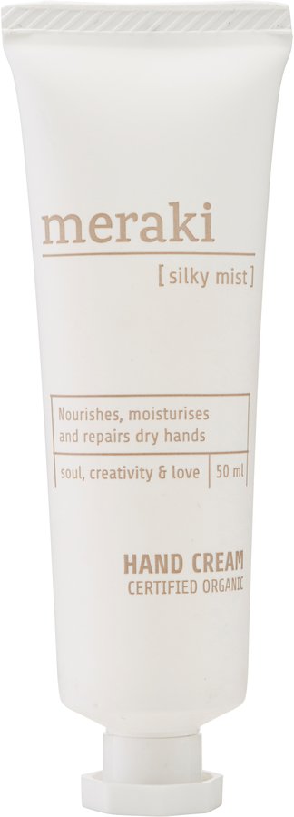 Håndcreme, Silky mist by Meraki (Ø: 3 cm. H: 13.3 cm., Hvid)