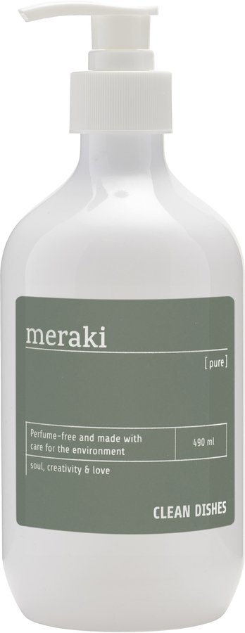 På billedet ser du variationen Opvaskemiddel, Pure fra brandet Meraki i en størrelse 490 ML. i farven Grå/Hvid