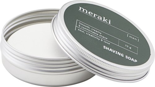 På billedet ser du variationen Shaving soap, Men fra brandet Meraki i en størrelse 70 G. i farven Grå