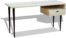 På billedet ser du variationen Skrivebord, HayFay, Mangotræ fra brandet OBUZI i en størrelse H: 74 cm. B: 140 cm. L: 50 cm. i farven Hvid/Sort