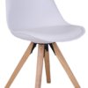På billedet ser du variationen Kærby, Spisebordsstol fra brandet Nordby i en størrelse H: 86 cm. B: 48 cm. L: 55 cm. i farven Hvid/Natur