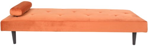 På billedet ser du variationen Daybed, Harndrup fra brandet Nordby i en størrelse H: 38 cm. B: 77 cm. L: 196 cm. i farven Orange