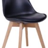 På billedet ser du variationen Godthåb, Spisebordsstol fra brandet Nordby i en størrelse H: 87 cm. B: 48 cm. L: 55 cm. i farven Sort/Natur