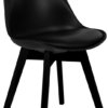 På billedet ser du variationen Egensø, Spisebordsstol fra brandet Nordby i en størrelse H: 87 cm. B: 48 cm. L: 55 cm. i farven Sort