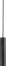 På billedet ser du variationen Hængelampe, Pin fra brandet House Doctor i en størrelse Ø: 5 cm. H: 25 cm. i farven Sort