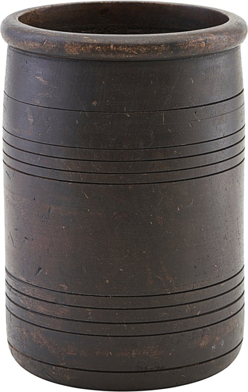 På billedet ser du variationen Opbevaring/potte, Kango fra brandet House Doctor i en størrelse Ø: 15 cm. H: 22 cm. i farven Mørkebrun
