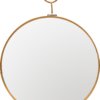 På billedet ser du variationen Spejl, Loop, Round fra brandet House Doctor i en størrelse Ø: 22 cm. i farven Messing