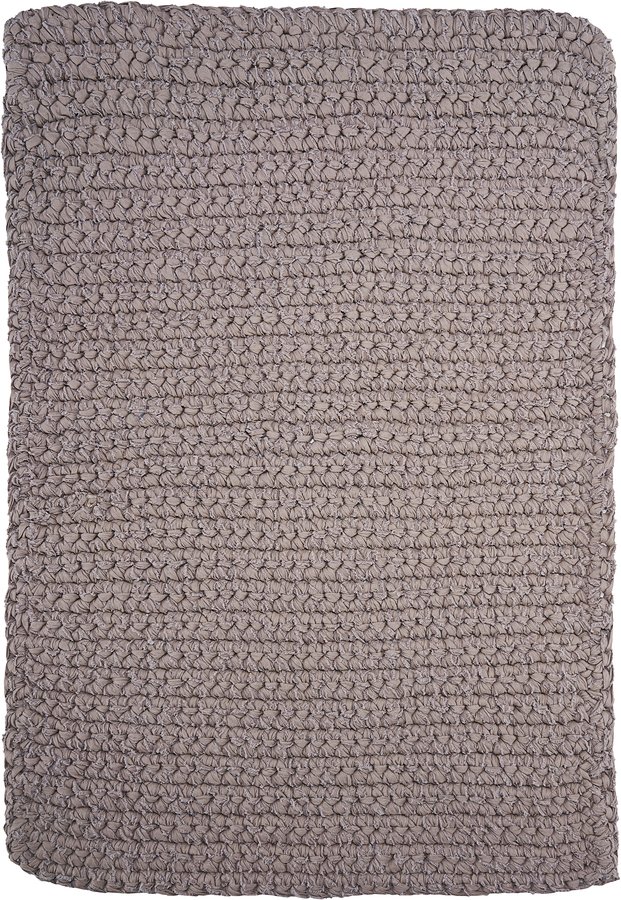 Billede af Tæppe, Crochet, Square by House Doctor (B: 60 cm. L: 90 cm., Grå)