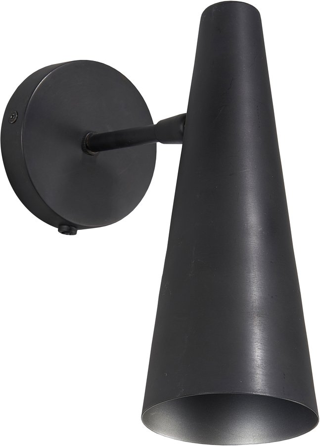 Væglampe, Precise by House Doctor (L: 21 cm., Mat Sort)