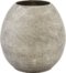 På billedet ser du variationen Vase, Groove, Circle fra brandet House Doctor i en størrelse Ø: 7,5 cm. H: 14 cm. B: 14 cm. i farven Grå