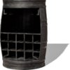 På billedet ser du variationen Vintønde barskab, Rosey-Black fra brandet OBUZI i en størrelse D: 65 cm. H: 90 cm. B: 65 cm. L: 65 cm. i farven Sort