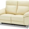 På billedet ser du et stemningsbillede (#11) fra St. Amble, 2 personers sofa, Læder fra brandet Raymond & Hallmark i en størrelse H: 101 cm. B: 162 cm. i farven Cream