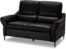 På billedet ser du et stemningsbillede (#8) fra Leadhills, 2 personers sofa, Læder fra brandet Raymond & Hallmark i en størrelse H: 98 cm. B: 160 cm. i farven Sort