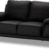 På billedet ser du et stemningsbillede (#7) fra Dunblane, 2 personers sofa, Læder fra brandet Raymond & Hallmark i en størrelse H: 89 cm. B: 169 cm. i farven Sort